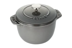 Cocotte à riz et légumineuses Staub Gohan en fonte émaillée gris graphite