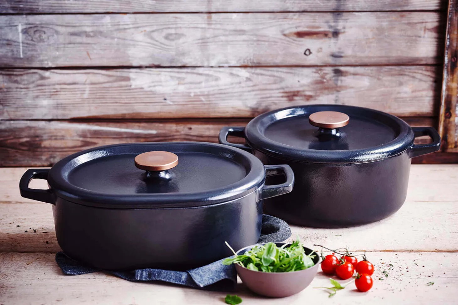Cocotte ronde Beka Nori en fonte émaillée 26cm