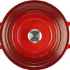 Cocotte ronde en fonte émaillée Le Creuset Signature 24cm Cerise