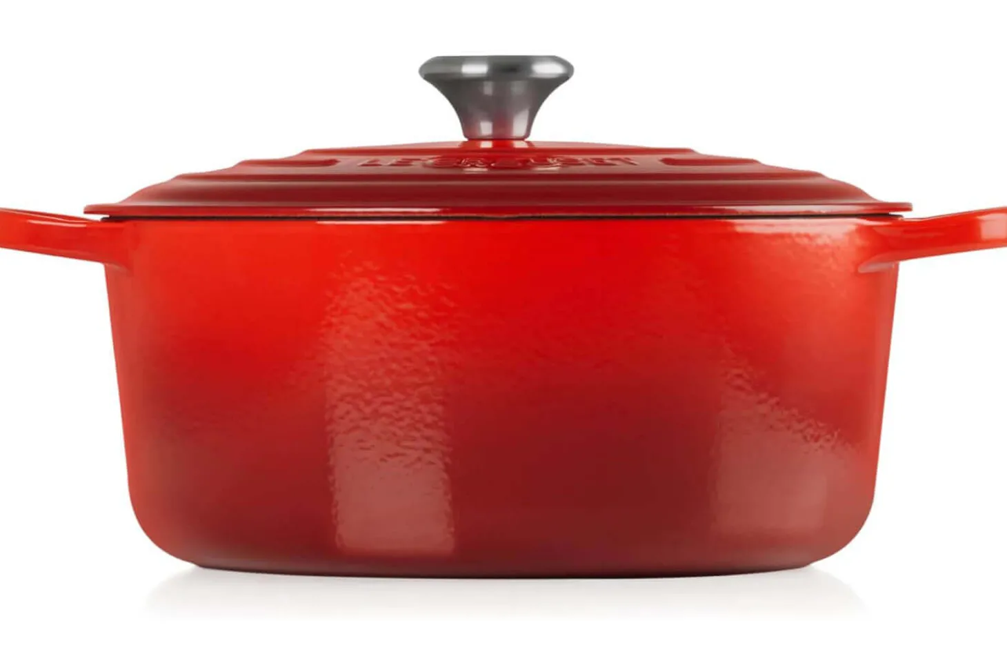 Cocotte ronde en fonte émaillée Le Creuset Signature 24cm Cerise