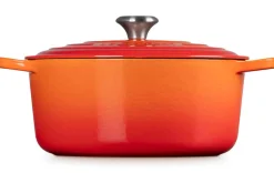 Cocotte ronde en fonte émaillée Le Creuset Signature 24cm Volcanique