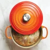 Cocotte ronde en fonte émaillée Le Creuset Signature 28cm Volcanique
