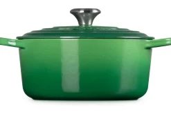 Cocotte ronde en fonte émaillée Le Creuset Signature 24cm Bambou