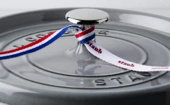 Cocotte ronde en fonte émaillée STAUB gris graphite