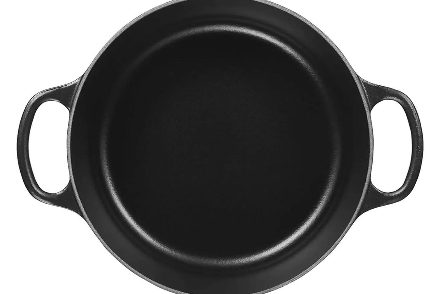 Cocotte ronde en fonte émaillée Le Creuset Signature 24cm Noir Mat