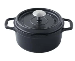 Cocotte ronde Invicta en fonte émaillée 18cm