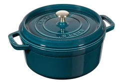 Cocotte ronde Staub en fonte émaillée La Mer