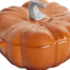 Cocotte Staub citrouille en fonte émaillée orange 24cm