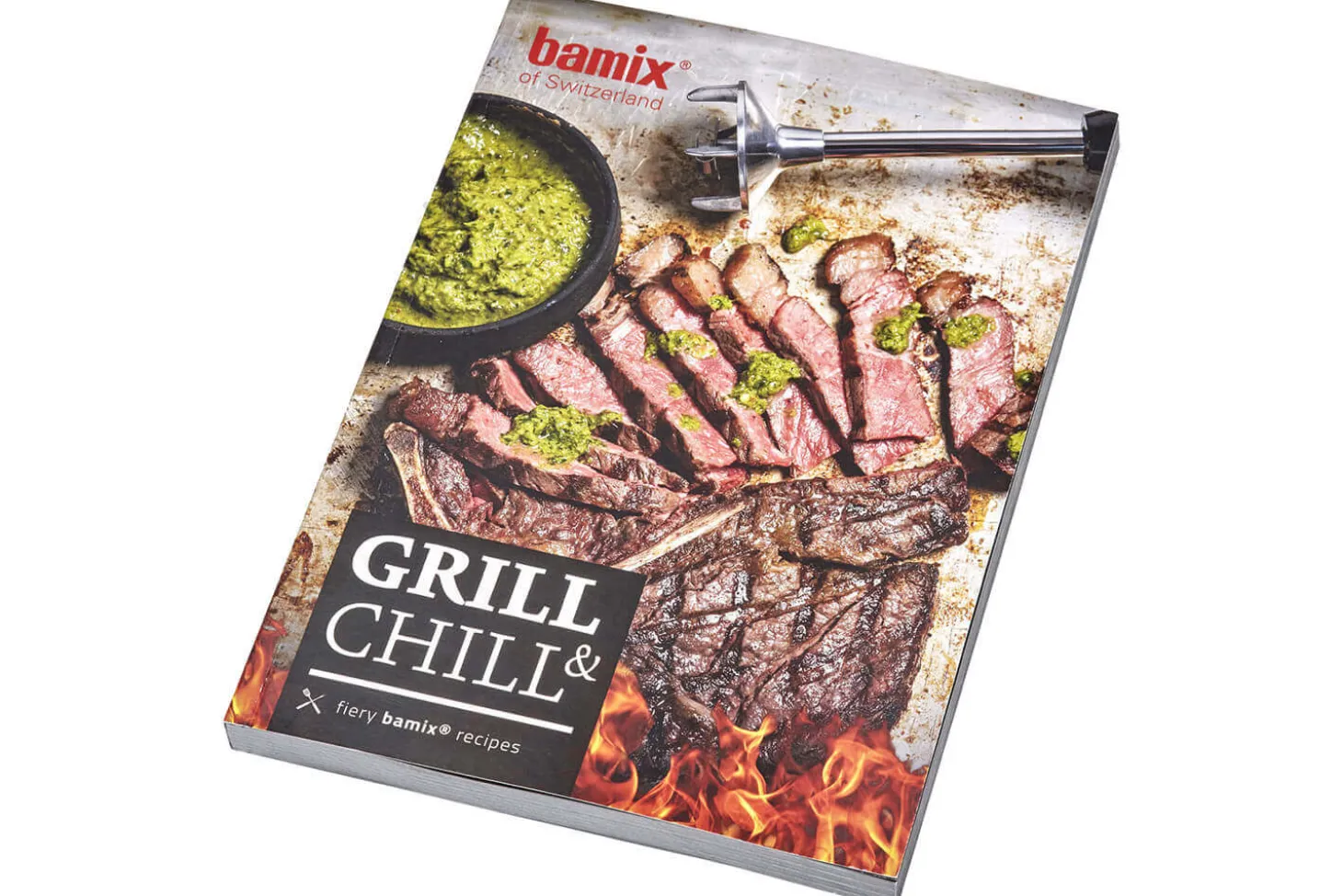 Coffret Bamix Barbecue M200 Deluxe noir - accessoires + tablier + livre de recettes
