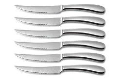 Coffret bois 6 couteaux à steak Comas Sutil acier inox 13/0