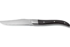 Coffret bois 6 couteaux à steak Comas ACR Noir acier inox 13/0