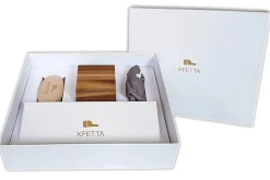 Coffret cadeau Ambrogio Sanelli mandoline à truffe XFETTA avec gant, support et brosse