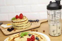 Coffret cadeau Cookut Shaker crêpes, pancakes + gaufres - 1 shaker + 1 tartineur + 1 livre recettes