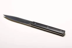 Coffret cadeau 2 couteaux de table Perceval 9.47 lame 10cm manche noir