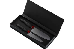Coffret cadeau KYOCERA 2 couteaux céramique haut-de-gamme lames noires