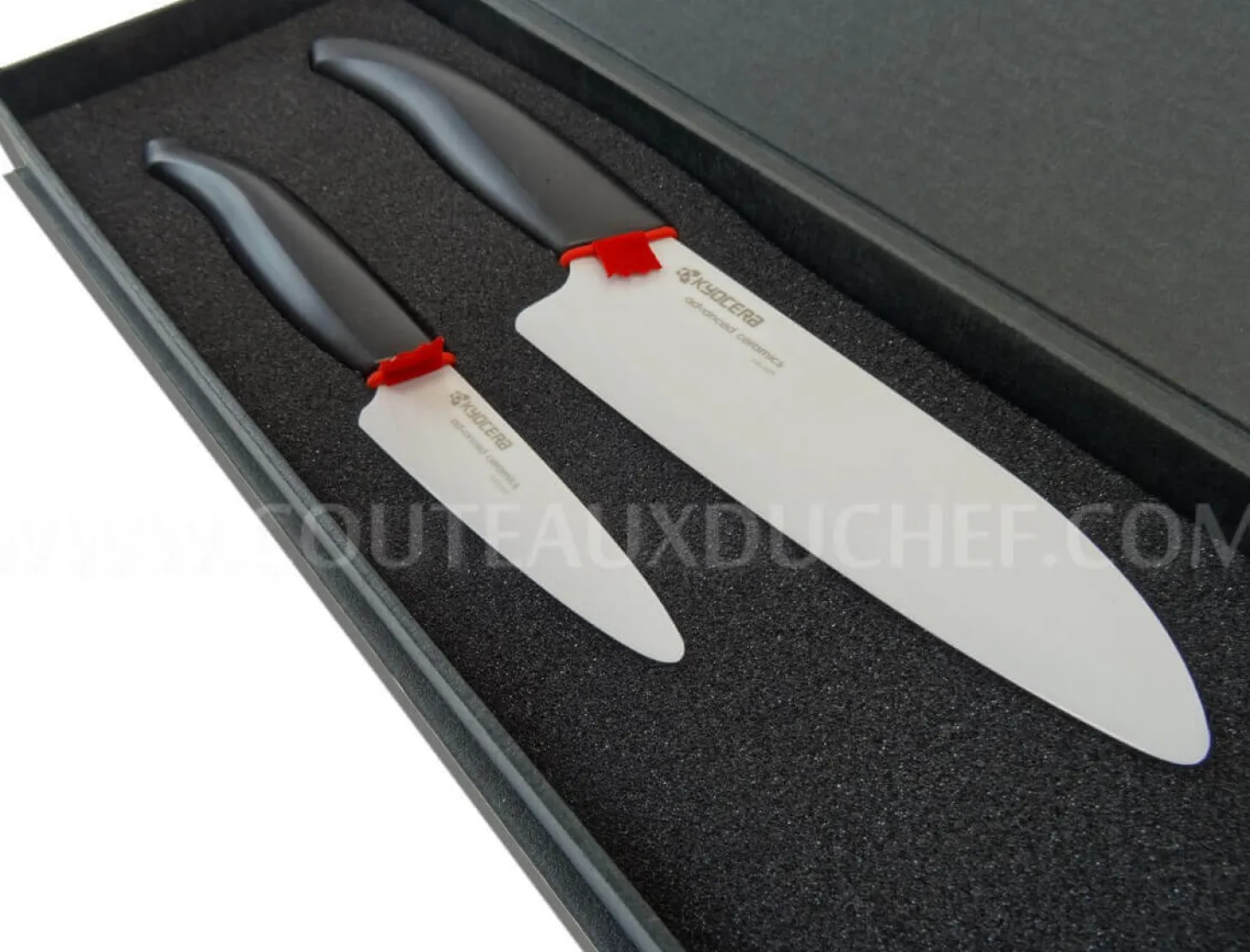 Coffret cadeau KYOCERA 2 couteaux céramique haut-de-gamme