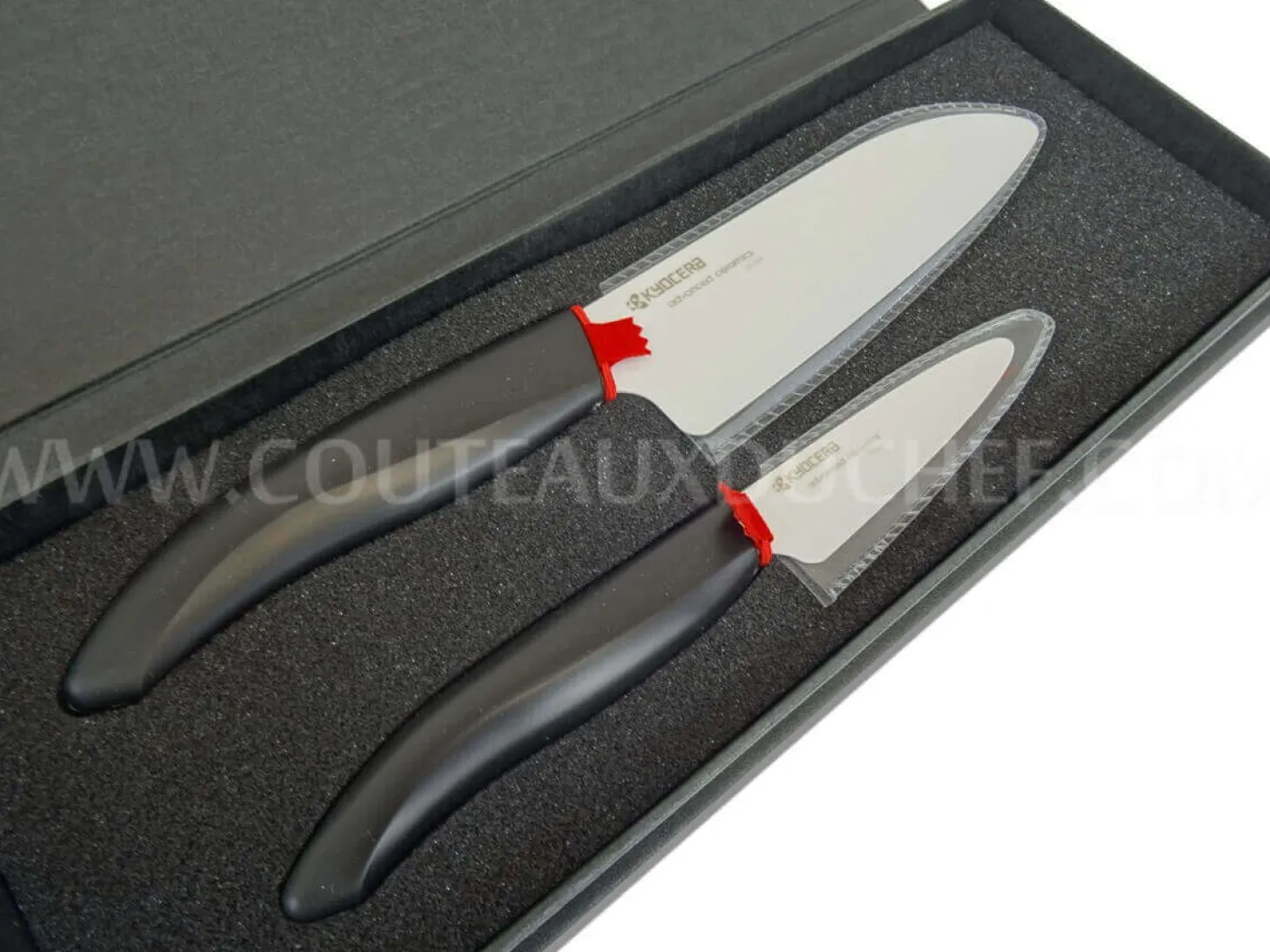 Coffret cadeau KYOCERA 2 couteaux céramique haut-de-gamme