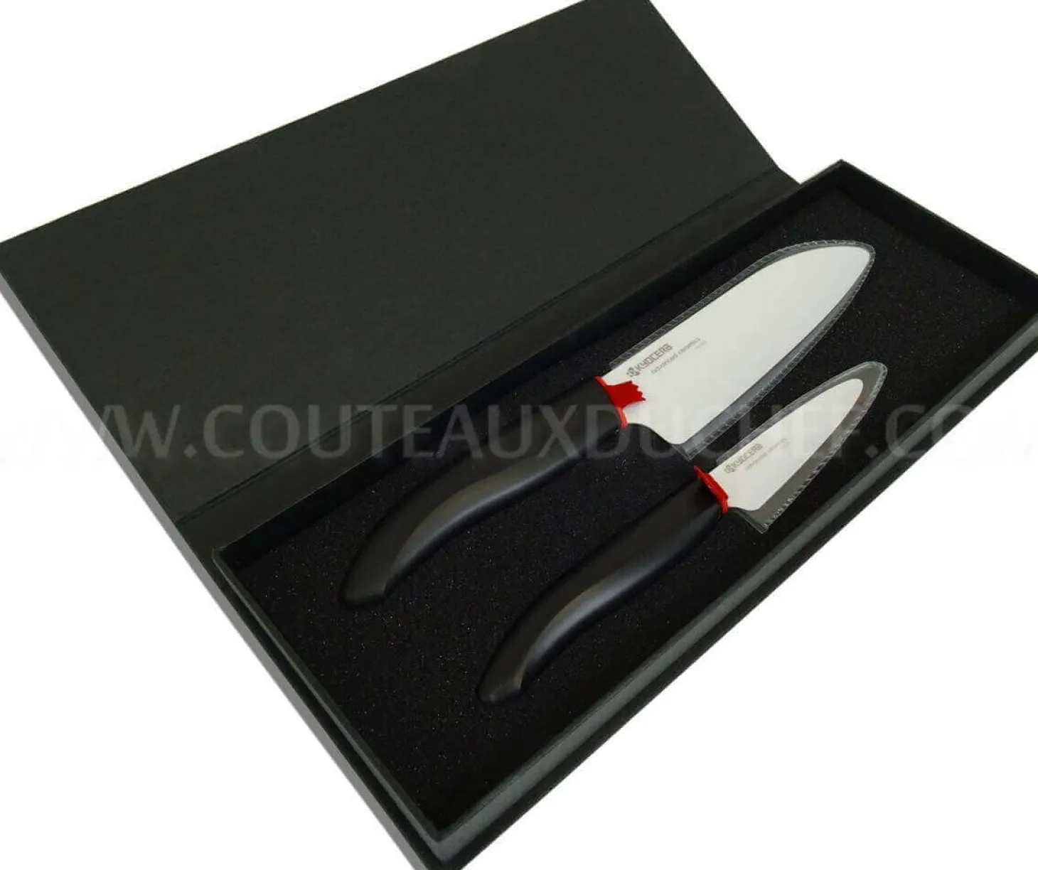 Coffret cadeau KYOCERA 2 couteaux céramique haut-de-gamme