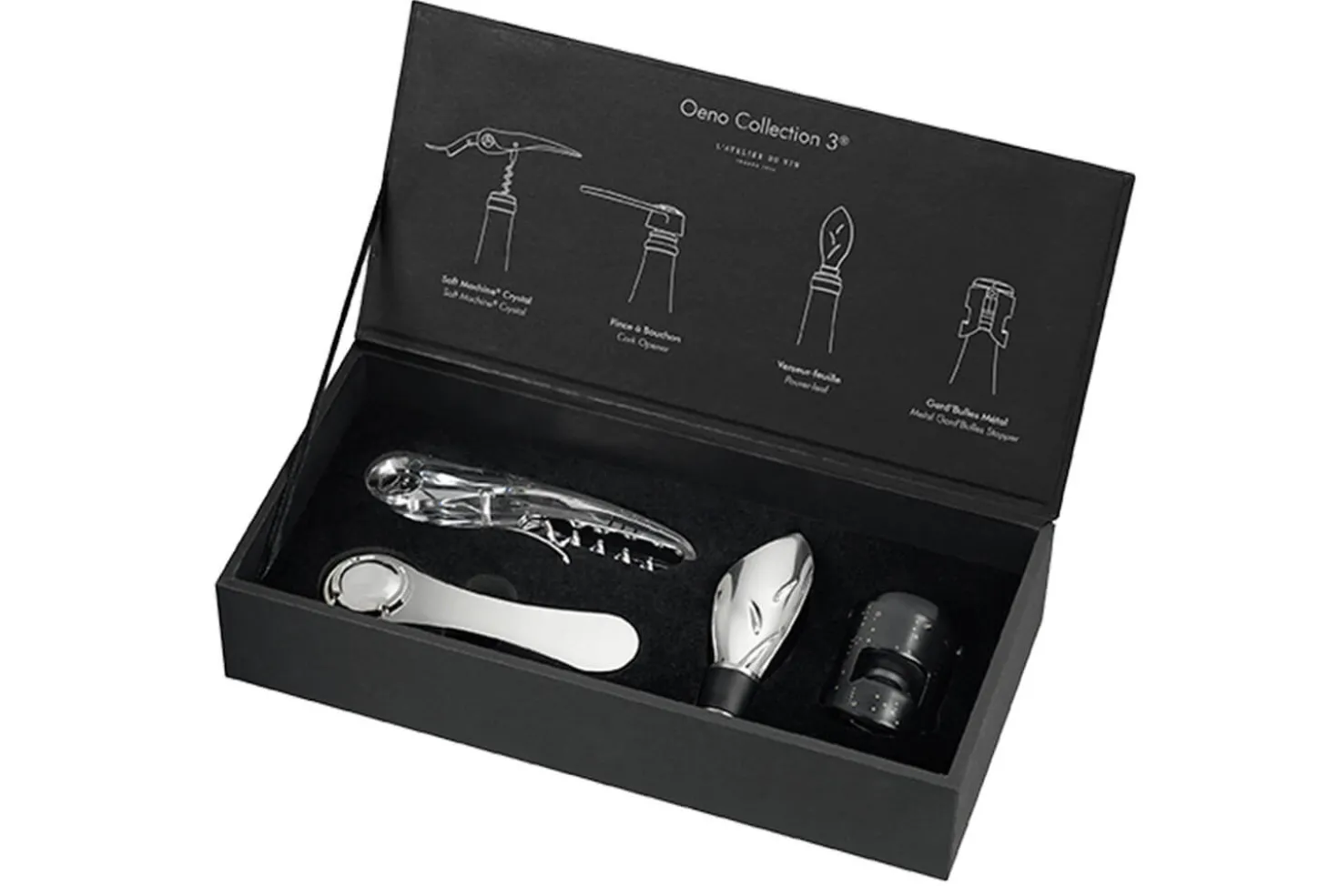Coffret cadeau oenologue L'Atelier du vin Oeno Collection 3 - 4 pièces