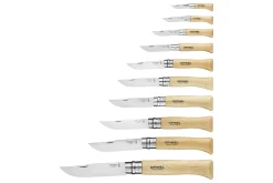 Coffret cadeau Opinel traditionnel en bois 10 couteaux de poche