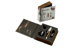 Coffret cadeau sommelier Legnoart Memorabile 4 accessoires