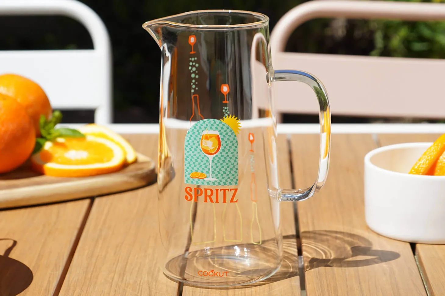 Coffret carafe à spritz Cookut Spritz 1L + 8 recettes incluses
