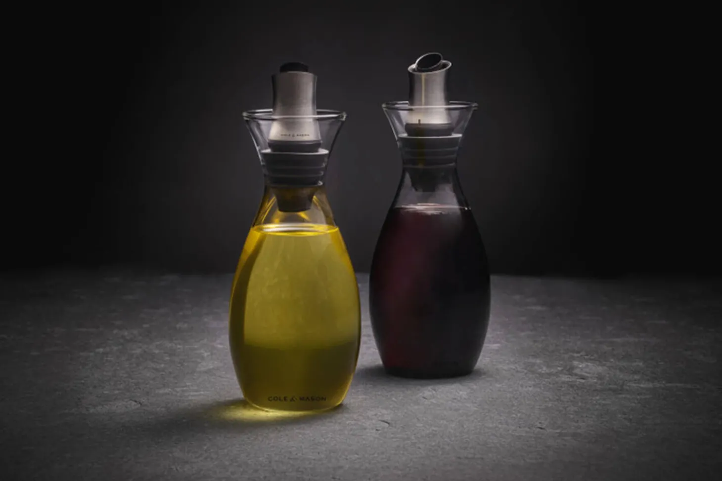 Coffret Cole & Mason huilier et vinaigrier Haverhill Flow Control 400ml