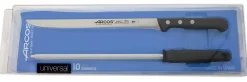 Coffret couteau à jambon + fusil Arcos UNIVERSAL lame acier inox NITRUM