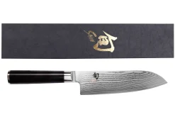Coffret 1 couteau santoku Kai Shun Classic 18cm + 1 planche en bois KAI offerte