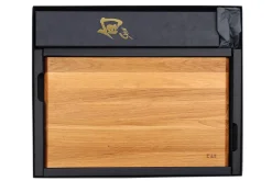Coffret 1 couteau santoku Kai Shun Classic 18cm + 1 planche en bois KAI offerte