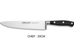 Coffret 3 couteaux Arcos Riviera : office + universel + chef