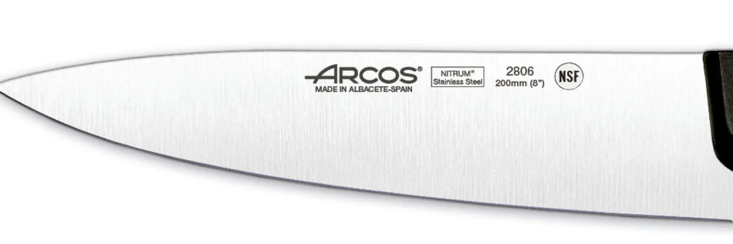 Coffret 2 couteaux Arcos UNIVERSAL office + chef lames acier inox NITRUM