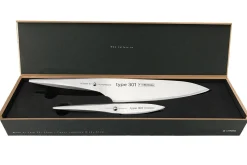 Coffret 2 couteaux Chroma Type 301 Design by F.A. Porsche Office 8cm + Chef 20cm