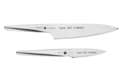 Coffret 2 couteaux Chroma Type 301 Design by F.A. Porsche Office 8cm + Chef 20cm