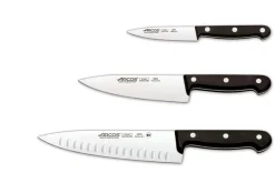Coffret 3 couteaux de cuisine Arcos Universal manches 3 rivets