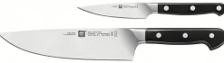 Coffret 2 couteaux de cuisine Zwilling Pro forgés - 1 office + 1 chef