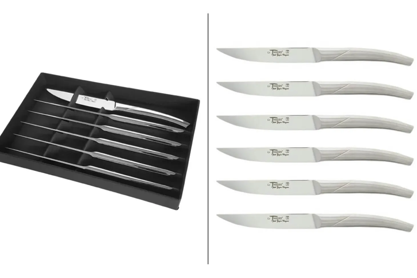 Coffret 6 couteaux de table forgés monobloc Le Thiers Goyon-Chazeau