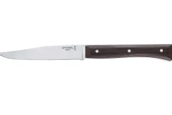 Coffret 4 couteaux de table Opinel Facette manche frêne sombre lame 11cm inox lisse