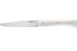 Coffret 4 couteaux de table Opinel Facette manche VittEr® blanc lame 11cm inox lisse