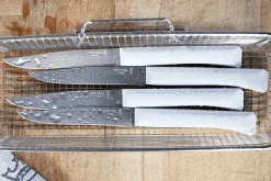 Coffret 4 couteaux de table Opinel Bon Appétit + lame 11cm en inox manche en polymère nuage