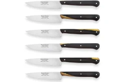Coffret 6 couteaux d'office Le p'tit tradi Goyon-Chazeau 10cm manche grenadille