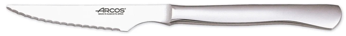 Coffret 6 couteaux + 6 fourchettes Arcos monobloc lames microdentées