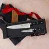 Coffret 2 couteaux français SABATIER Idéal Inox 100% forgé Chef+Office