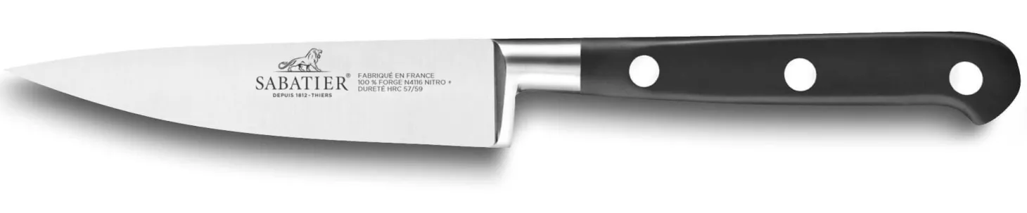 Coffret 2 couteaux français SABATIER Idéal Inox 100% forgé Chef+Office