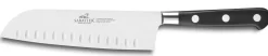 Coffret 2 couteaux français SABATIER Idéal Inox 100% forgé Santoku+Office
