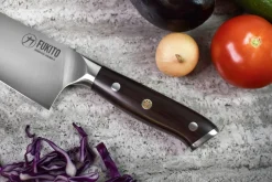 Coffret 3 couteaux Fukito Ebène X50 Chef + Universel + Office