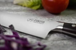 Coffret 3 couteaux Fukito Ebène X50 Chef + Universel + Office