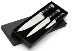 Coffret 3 couteaux Güde Alpha en acier forgé