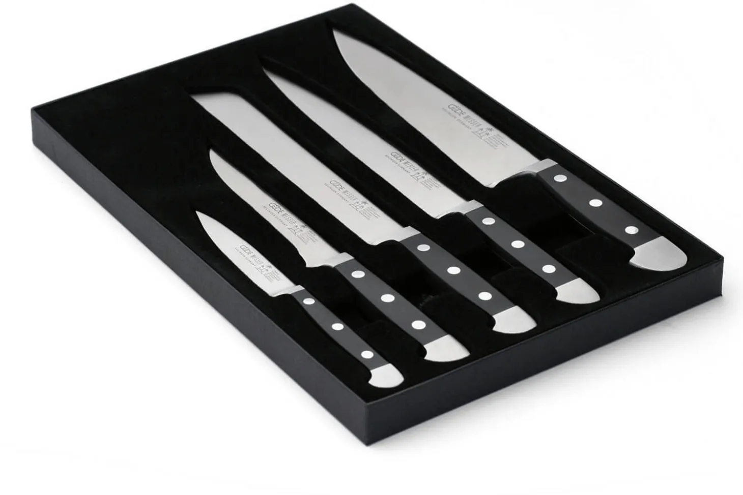 Coffret 5 couteaux Güde Alpha en acier forgé