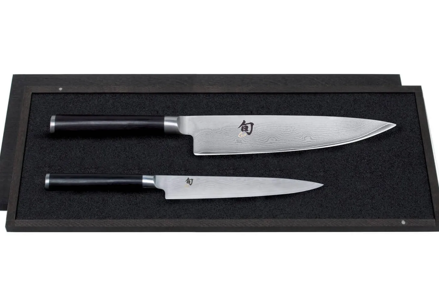 Coffret 2 couteaux japonais Kai Shun Damas